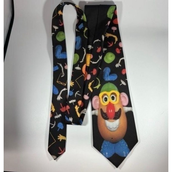 Hasbro Other - Vintage‎ Wally Wear Toy Story Mr. Potato Head Necktie Made In USA 1996 Hasbro
